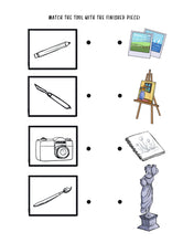 Load image into Gallery viewer, The Artsy Heroes Colouring and Activity Book
